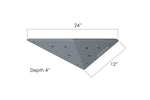 Asymmetric Flat Sided Triangle 24.12.6 Left - side view