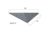 Asymmetric Flat Sided Triangle 24.12.6 Left - side view