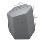 Tall Hex 36.31.36 - side view