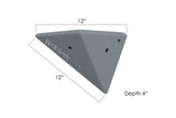 Asymmetric Flat Sided Triangle 12.12.4 Left - side view